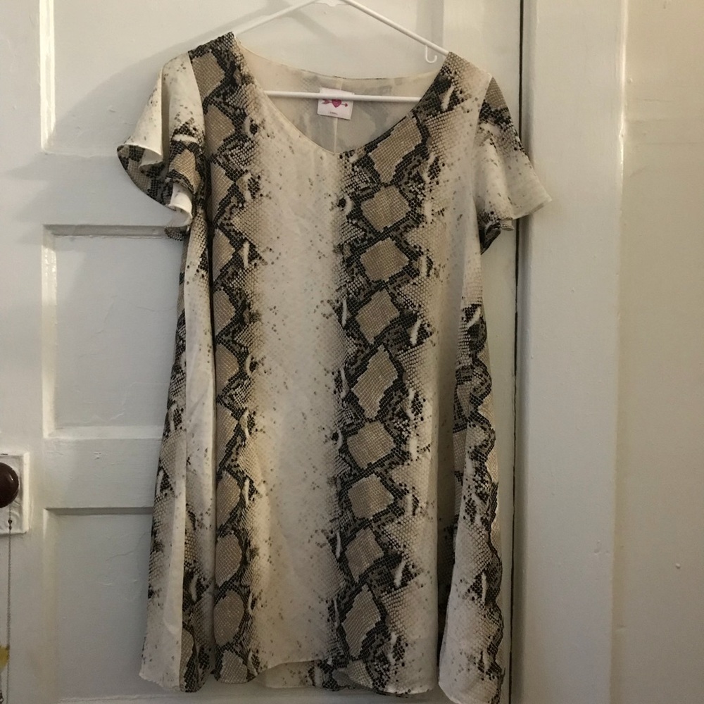Buddy Love snake skin dress size XS (fits like S)